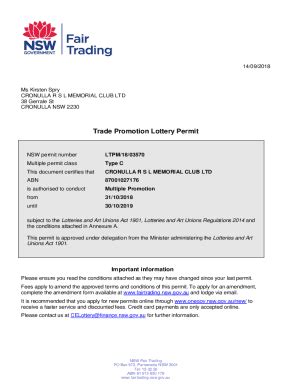 nsw trade promotion|How To Get A Trade Promotion Permit In NSW .